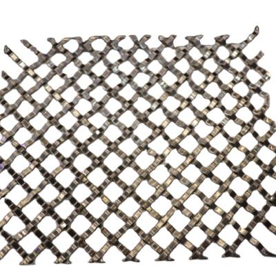 China Decorative plain weave wire mesh for furniture home cabinet deco woven type laminated glass grills stainless steel mesh for sale