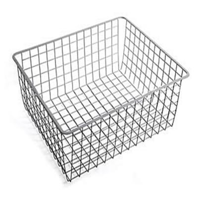 China Viable Decorative Wholesale Wrought Iron Metal Sundries Basket for sale