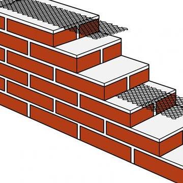 China Industrial 18 Rolls Per Carton Mesh Brick Wall Galvanized Expanded Coil Mesh for sale