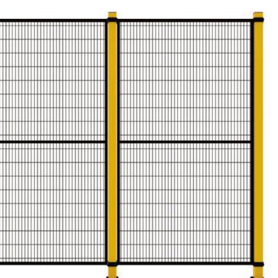 China Industrial Automation Industry Partition Wire Mesh Fence / Industrial Indoor Guard / Aluminum Fencing System for sale