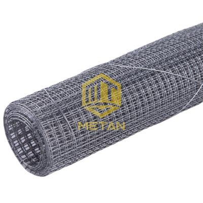 China Plain Weave Stainless Steel 304 Welded Wire Mesh Roll Garden Fence 1/4 Or 1/2 Hardware Cloth For Chickens for sale