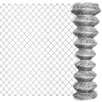 China 2021 Hot Sale Easily Assembled Hot Dipped Galvanized PVC Coated Chain Link Mesh For Fencing In Rolls Cheap High Quality for sale