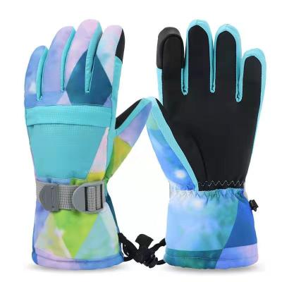 China Child Ski Gloves, Winter Touch Screen Snow Waterproof Warm Gloves Men, Women, Boys, Girls, Children for sale