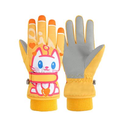 China Factory Sales 1-10years Waterproof Comfortable Girl Ski Gloves Non-Slip Winter Warm Windproof Winter Gloves Boy Old Kids Full Finger Gloves for sale