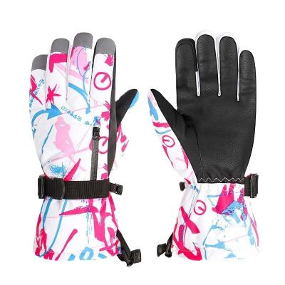 China Soft Breathable Waterproof Warm Winter Gloves Touch Screen Riding Motorcycle Ski Gloves Snowboarding Snow Gloves for sale