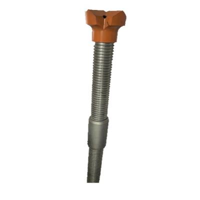 China Full Tuunnle R38/N Wire Cavity Anchor Bar Rock Bolt Self Drilling Anchor Bar System 3 Meters for sale