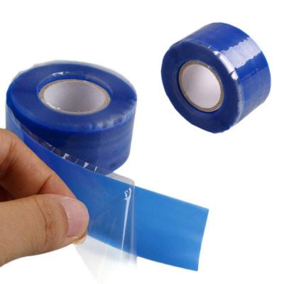 China Blue Silicone Rubber Sealing Wrap Quick Fix Waterproof Self-fusing Repair For Hose, Hose, Tubing for sale