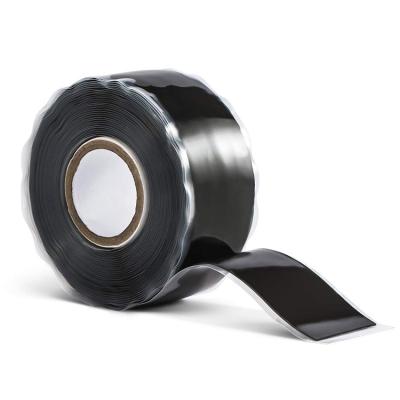 China Waterproof Self Melting Silicone Strapping Tape Rescue Leak Seal Tape Sealing Repair Rubber Tape for sale