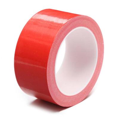 China Duct Cloth Tape Waterproof Heat Resistant Red Adhesive Cloth Sealing Tape 50mm Wide for sale