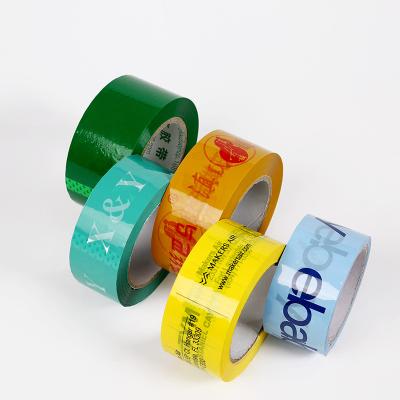 China Clear Logo Waterproof Packing Tape Printed Packing Tape For Wrapping Carton for sale