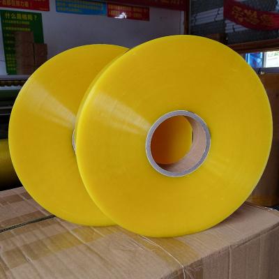 China jumbo bopp roll waterproof transparent box closure tape 900m for wrapping sealing in factory for sale