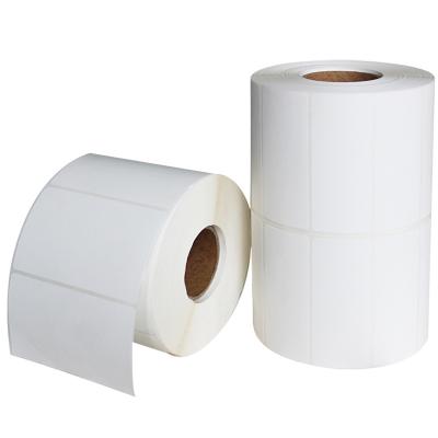 China Waterproof Adhesive Labels Barcode Sticker Thermal Adhesive Paper Rolls for sale