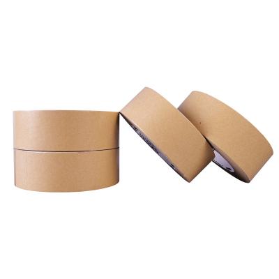 China Waterproof Biodegradable Logo Printed Craft Paper Cardboard Tape For Cardboard Sealing for sale