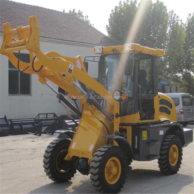 China Building material shops 1 ton small wheel loader ZL10B for sale (4wd wheel loader, loading capacity 1000kgs) for sale