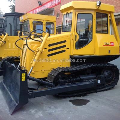 China Construction material shops crawler bulldozer manufacturing crawler bulldozer price /small bulldozer T80 bulldozer (8 ton bulldozer, 80hp) for sale for sale