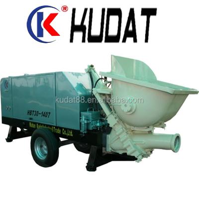 China HBT series pneumatic concrete pump,concrete pump transfer case,concrete mixer with pump for sale 0.25m3 for sale