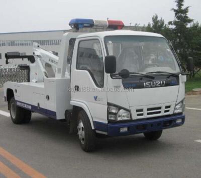 China Heavy Duty 4*2 Driving Heavy Duty LHD Tow Truck Under Lift Wrecker Truck For NKR77LLPACJAY for sale