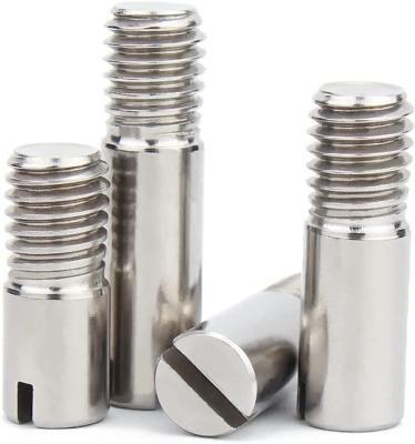 China 304 Stainless Steel M2-M10 Stainless Steel Slotted Cylindrical Pin Dowel External Thread Locating Pin for sale