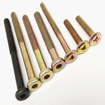 China Flat Brass Wood Screw Tornillos Drywall Screw Fasteners for sale