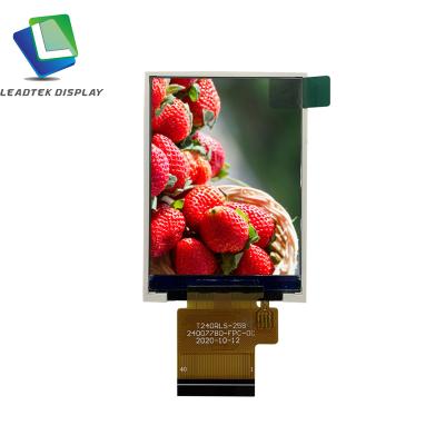 China 2.4 Inch (RGB) IPS 240 PIN X320 40 18bit RGB iInterface TFT LCD Display Module 2.4