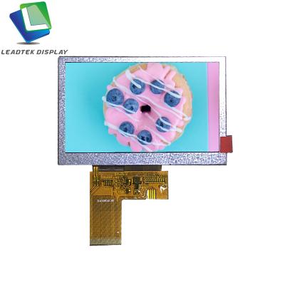 China 4.3 inch IPS 800 resolution x 3 (RGB) 4.3 x 480 interface LCD screen display panel LCD MODULE touch screen module for sale