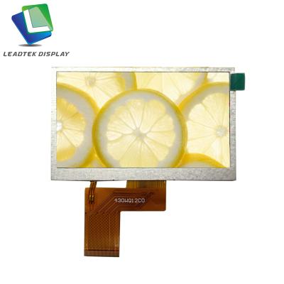 China 4.3 inch tft lcd screen 480(RGB)x272 RGB interface with 300nits TFT LCD display 4.0 for sale