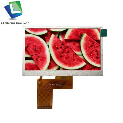 China 4.3 inch TFT LCD IPS 24 bit RGB interface with 300cd/m2 display modules lcd tft display lcd module 4.3 for sale