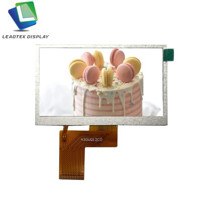 China 4.3 inch 480(RGB)x272 RGB tft lcd screen interface with 300nits TFT LCD display 4.0 pos lcd display for sale