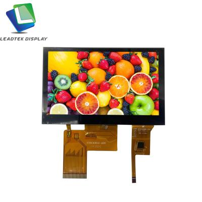 China Touch Screen 4.3 Inch TFT LCD IPS With RGB 800(RGB)x480 230nits 4.3