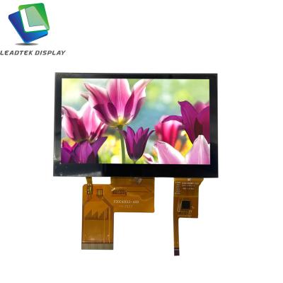 China Touch Screen Display 4.3 inch IPS tft lcd with RGB interface 800(RGB)x480dots tft lcd touch screen 4.3