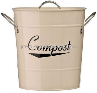 China Sustainable compost bucket with lid for kitchen, compost bin for sale