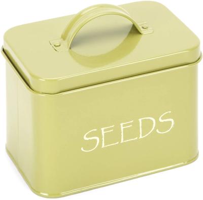 China Non-Toxic Seed Box Garden Compact Seed Packet Container With Lid Seed Box for sale