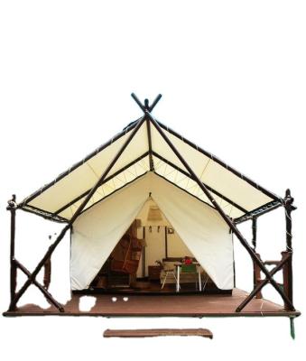 China Fast Outdoor Camping Tents 8 People Waterproof Stake Tent Family Hotel Tube Type Outdoor Tent for sale