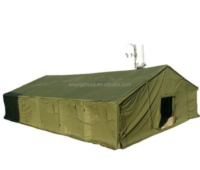 China Camouflage / Field Game 12x8Mcanvas Cloth Frame Steel Structure Military Army Tent for sale