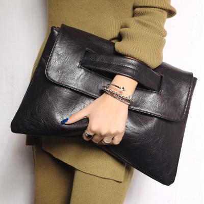 China Fashion Korean women's cross - body bags 2020 new simple ladies shoulder bags large clutch envelope handbags for sale