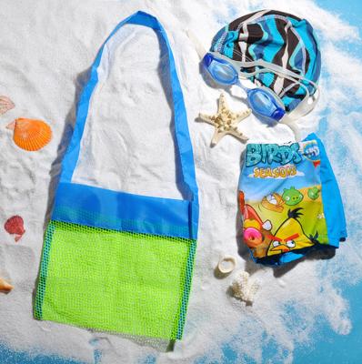 China Fashion Customize Wholesale Mesh Beach Bag Kids Storage Bag Kids Toys Organizer Beach Net Bag for sale