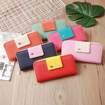 China Manufacturer New Fashion Waterproof Ladies Wallets Long Money Clip Wallet Zipper Phone Bag And Purses For Women for sale