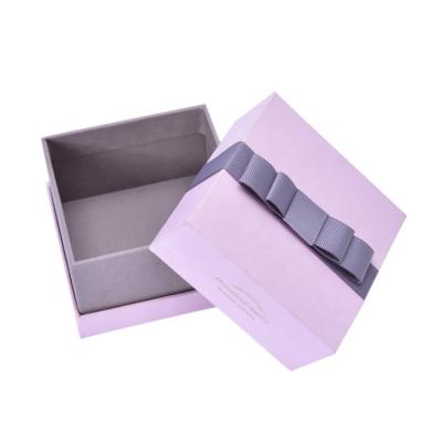 China Wholesale Manufacturer Recyclable Custom Printed Pink Purple Cardboard Packaging Gift Boxes for sale