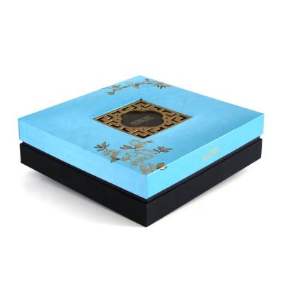 China Luxury Custom Recyclable Mid-Autumn Festival Moon Cake Paper Box Gift Box Packaging Box for sale