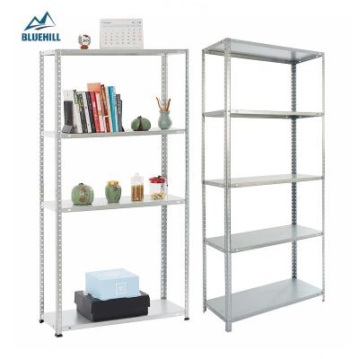 China Corrosion Protection Lightweight Slotted Iron Desk Locking Pigeon Hole Galvanized Steel Sheet Storage Shelving for sale