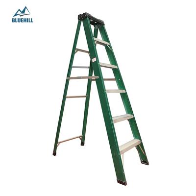 China FG305 Insulation Ladders FRP Grade III Fiberglass Material Step Ladder for sale