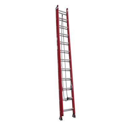 China Insulation Ladders 16 20 24 28 32 36 40 Step Fiberglass Extension Ladder for sale