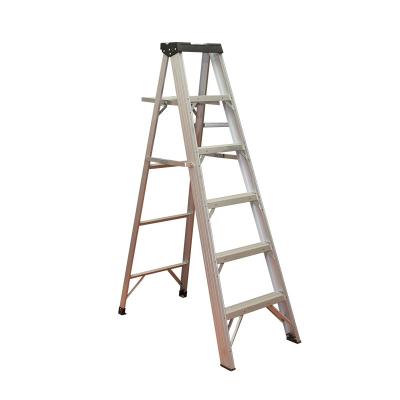 China Folding Ladders Easy Foldable Lightweight Aluminum Step Ladder for sale