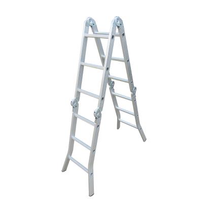 China Folding Ladders Aluminum Industrial Telescopic By Step Ladder Straight Stool Folding Stairs for sale