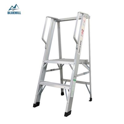 China Folding Ladders Platform Ladder Aluminum Folding Ladder Chairs Sliding With Handle for sale