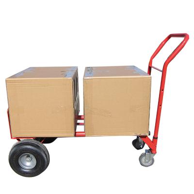 China Durable four wheel 2 in 1 convertible hand cart for sale