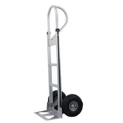 China Durable Home Aluminum Hand Cart With Four Wheels Hand Push Cart For Fertilizer for sale