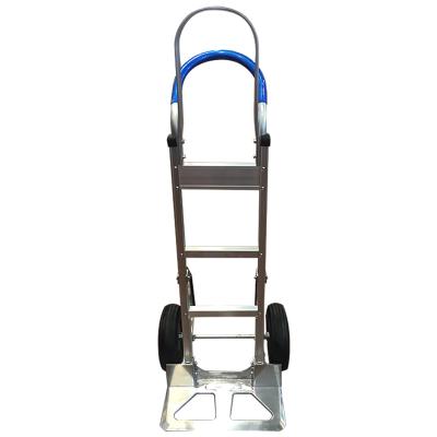 China Durable 600lbs Load Capacity Hand Truck Cart Foldable Aluminum Hand Cart for sale