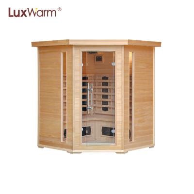 China Far Infrared Carbon Computer Control Panel BAS EMF Tourmaline Home Sauna Room Dry Corner Heater for sale