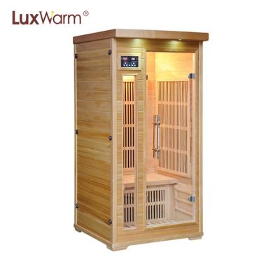 China Computer control panel 1 person sauna cabin infrared physiotherapy sauna for health for sale